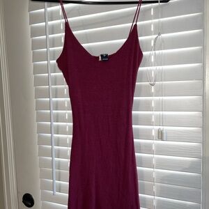 Windsor Strapless Burgundy Dress